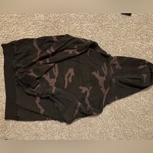 Camo hoodie. Size medium women.